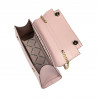 Women shoulder bag 041g pink pudra safiano