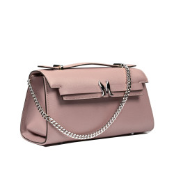 Women shoulder bag 041g 01 pink pudra safiano