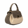 Women hand bag 042g bufo taupe