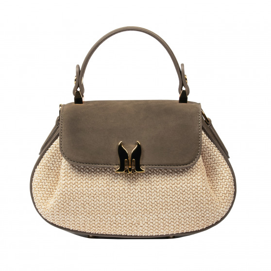 Women hand bag 043g bufo taupe