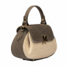 Women hand bag 043g bufo taupe