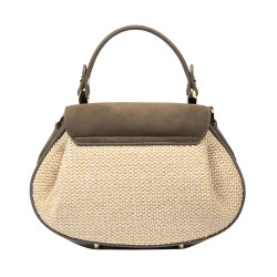 Women hand bag 043g bufo taupe
