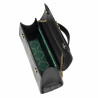 Women shoulder bag 041g croco patent black