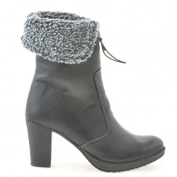 Women knee boots 3266 black