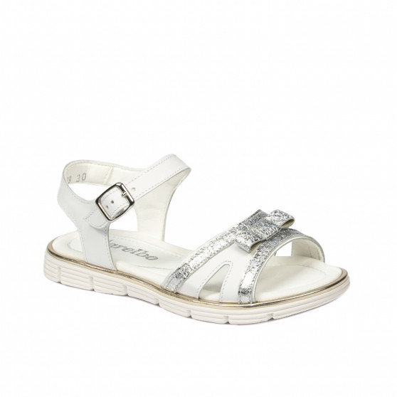 Children sandals 539-1 white combined