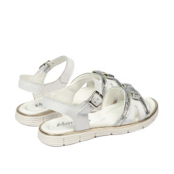 Children sandals 539-1 white combined