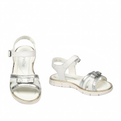Children sandals 539-1 white combined