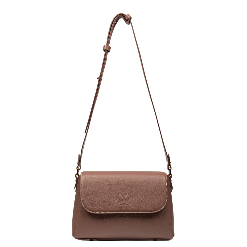 Women shoulder bag 040g chocolate