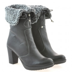 Women knee boots 3266 black