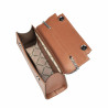 Women shoulder bag 041g 01 brown cognac