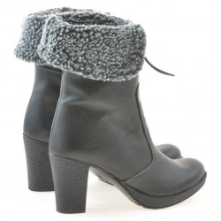 Women knee boots 3266 black