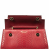 Women shoulder bag 041g croco red