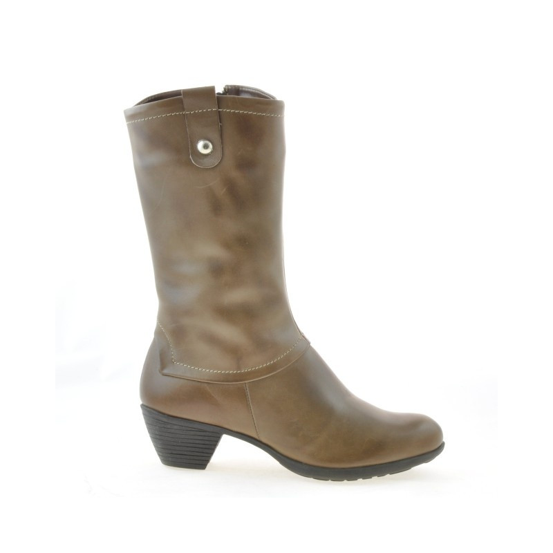 Women knee boots 3228 a cafe