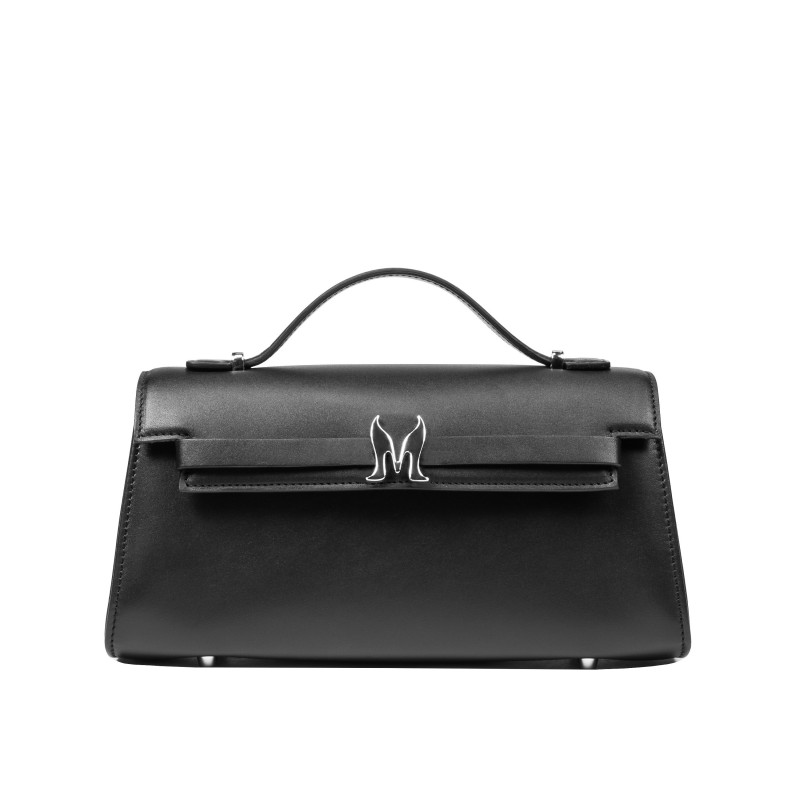 Women shoulder bag 041g 01 black napa