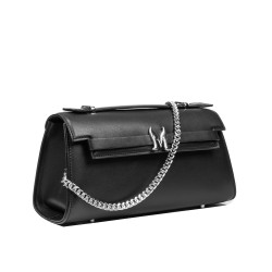 Women shoulder bag 041g 01 black napa