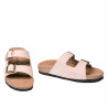 Women sandals 5117 nabuc peach