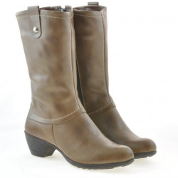Women knee boots 3228 a cafe