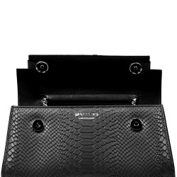 Women shoulder bag 041g 01 croco black