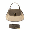 Women hand bag 043g bufo taupe