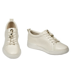 Women sport shoes 6091 beige