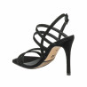 Women sandals 1345 black velour