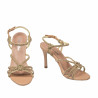 Women sandals 1342 cappuccino