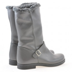 Women knee boots 3247 biz gray