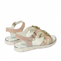 Children sandals 539-1 nude combined