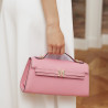 Women shoulder bag 041g pink barbie lifestyle