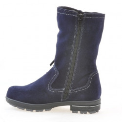 Children knee boots 3208 indigo velour