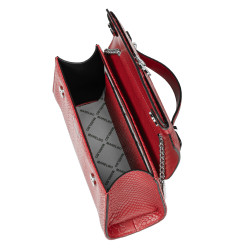 Women shoulder bag 041g 01 croco red