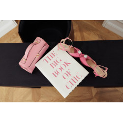 Women shoulder bag 041g pink barbie