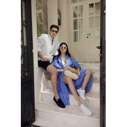 Women hand bag 043g bufo taupe lifestyle