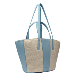Women beach bag 044g 01 blue sky+rafie