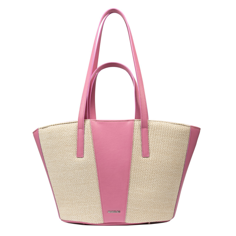 Women beach bag 044g 01 pink barbie+rafie