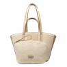 Women beach bag 044g nude+rafie