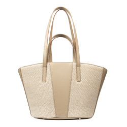 Women beach bag 044g nude+rafie
