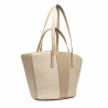 Women beach bag 044g nude+rafie