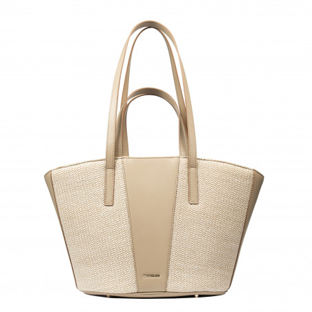 Women beach bag 044g nude+rafie