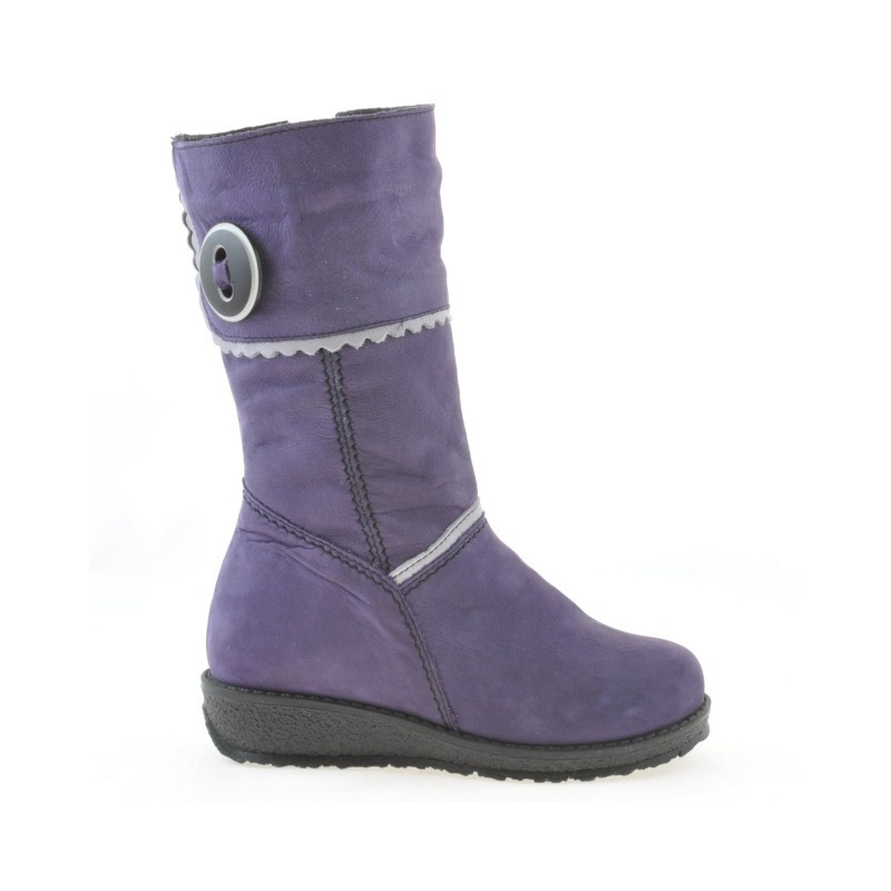 Small children knee boots 25c bufo purple