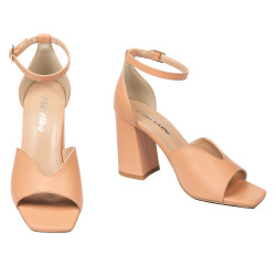 Women sandals 1346 nude piersica
