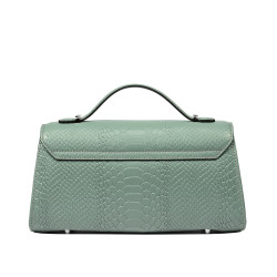 Women shoulder bag 041g 01 croco pistachio