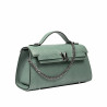 Women shoulder bag 041g 01 croco pistachio