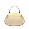 Women hand bag 042g butter yellow+rafie