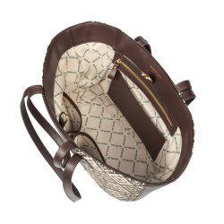 Women beach bag 044g rafie cacao