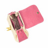 Women hand bag 042g suede pink zmeura+rafie