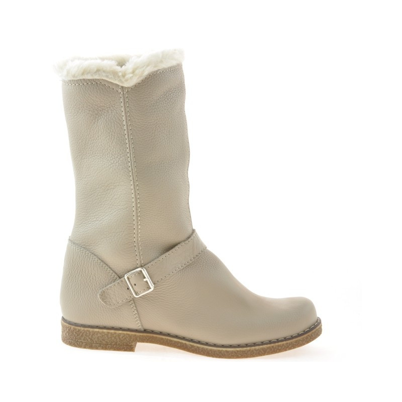 Women knee boots 3247 biz beige