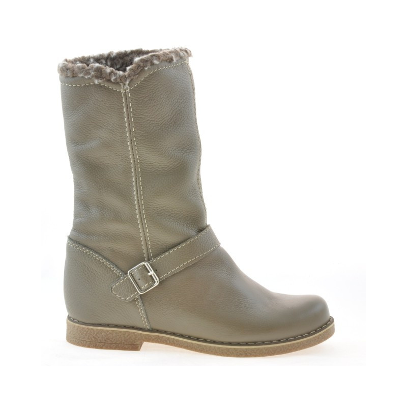 Women knee boots 3247 biz kaki