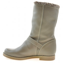 Women knee boots 3247 biz kaki