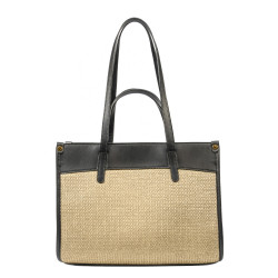 Women beach bag 045g black napa+rafie